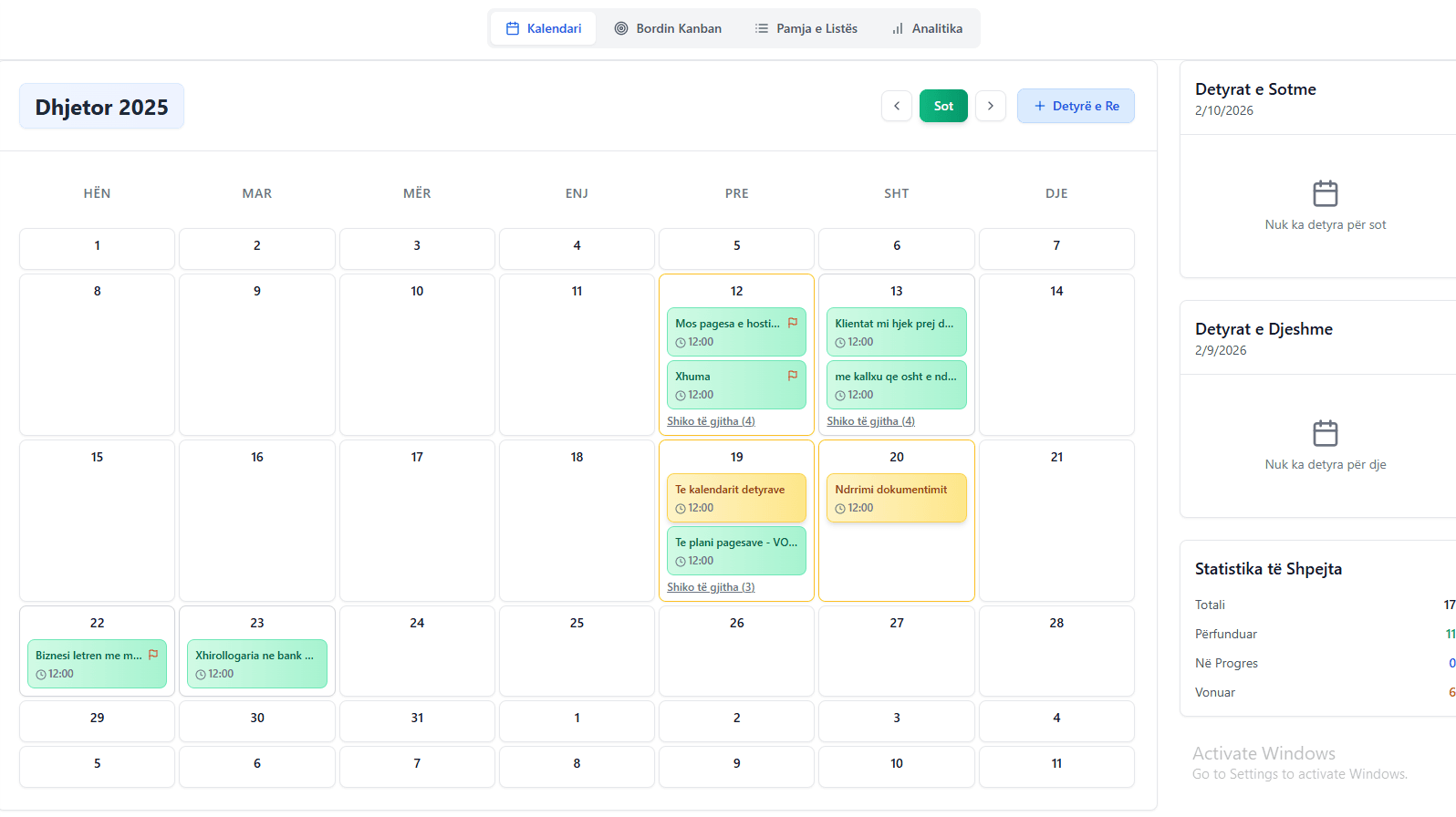 Manexflow - Business management dashboard